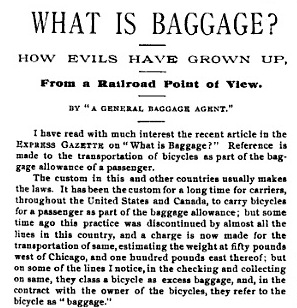 What is on sale baggage